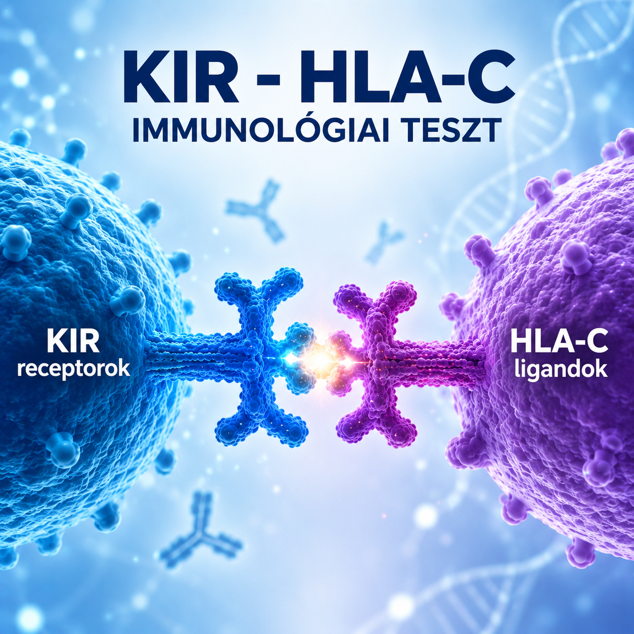 KIR-HLA-C teszt az immunológiai összeférhetetlenség vizsgálatára.